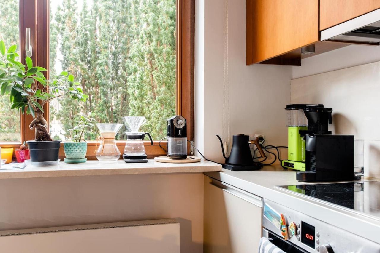 Mokotow, Apartment With Terrace, Greenery And Near The Airport! วอร์ซอ ภายนอก รูปภาพ